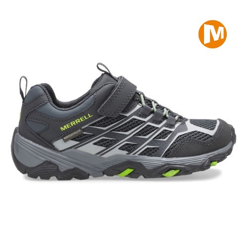 Tenis Merrell Moab FST Low A/C Waterproof Niños MX.J.CIG